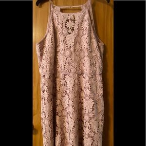 WHBM lace knee length dress